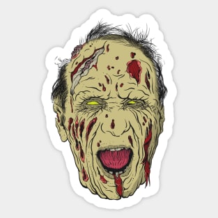 Old Zombie Sticker